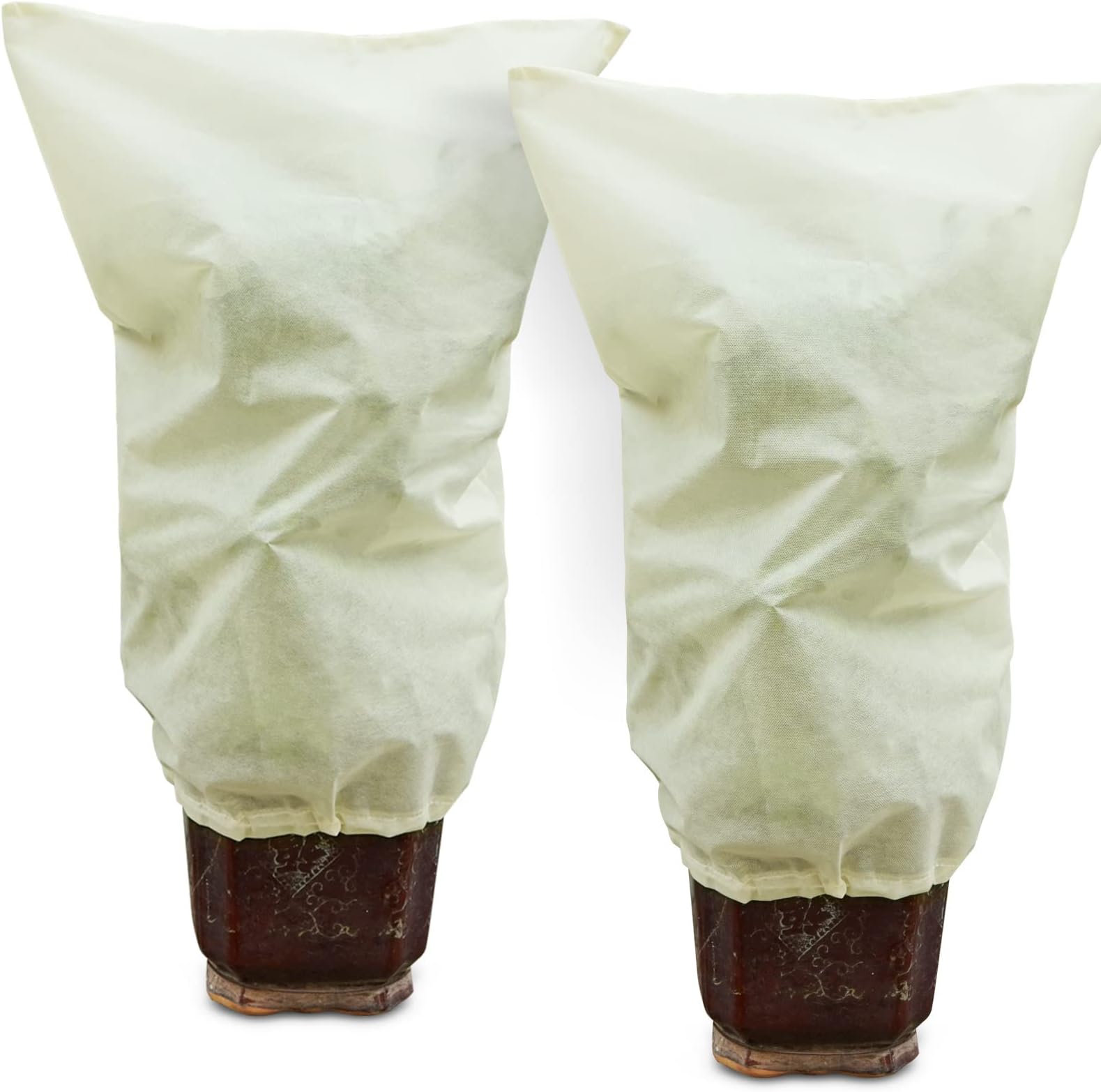 ECCOGREAT Voile Hivernage Plante Exterieur Housse Hivernage Durable et Réutilisable 30gsm Protection Plantes Contre Froid Gel Soleil Insectes et ECCOGREAT Voile Hivernage Plante Exterieur Housse Hivernage Durable et Réutilisable 30gsm Protection Plantes Contre Froid Gel Soleil Insectes et
