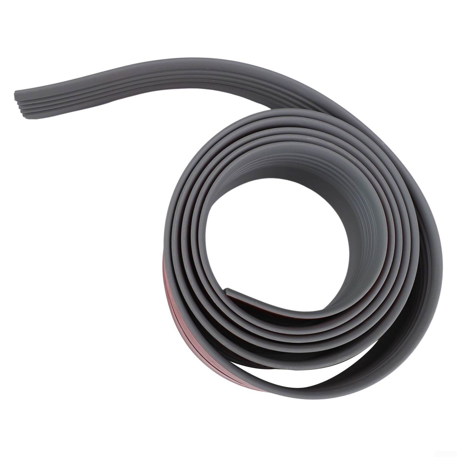 Bordo antiscivolo per gradini, 3 m, in gomma vinilica grigia, per interni ed esterni, perfetto per pavimenti in legno e marmo, sicurezza e durata per il miglioramento della casa