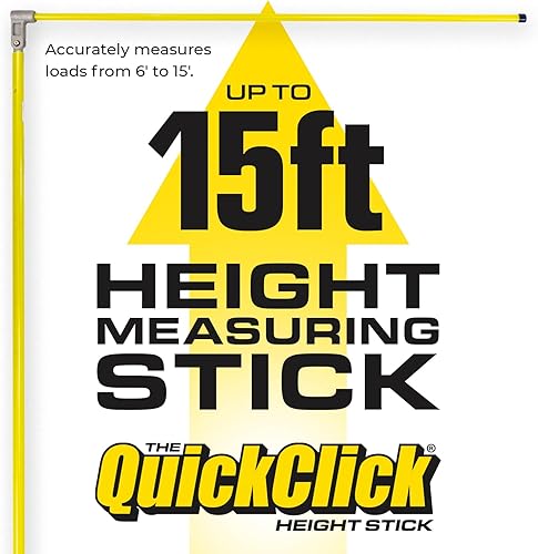 Miniatura 19 de QuickClick Extended Plus Barra de medición de altura de carga - Mide hasta 20 pies - Mide tu carga antes de salir a la carretera