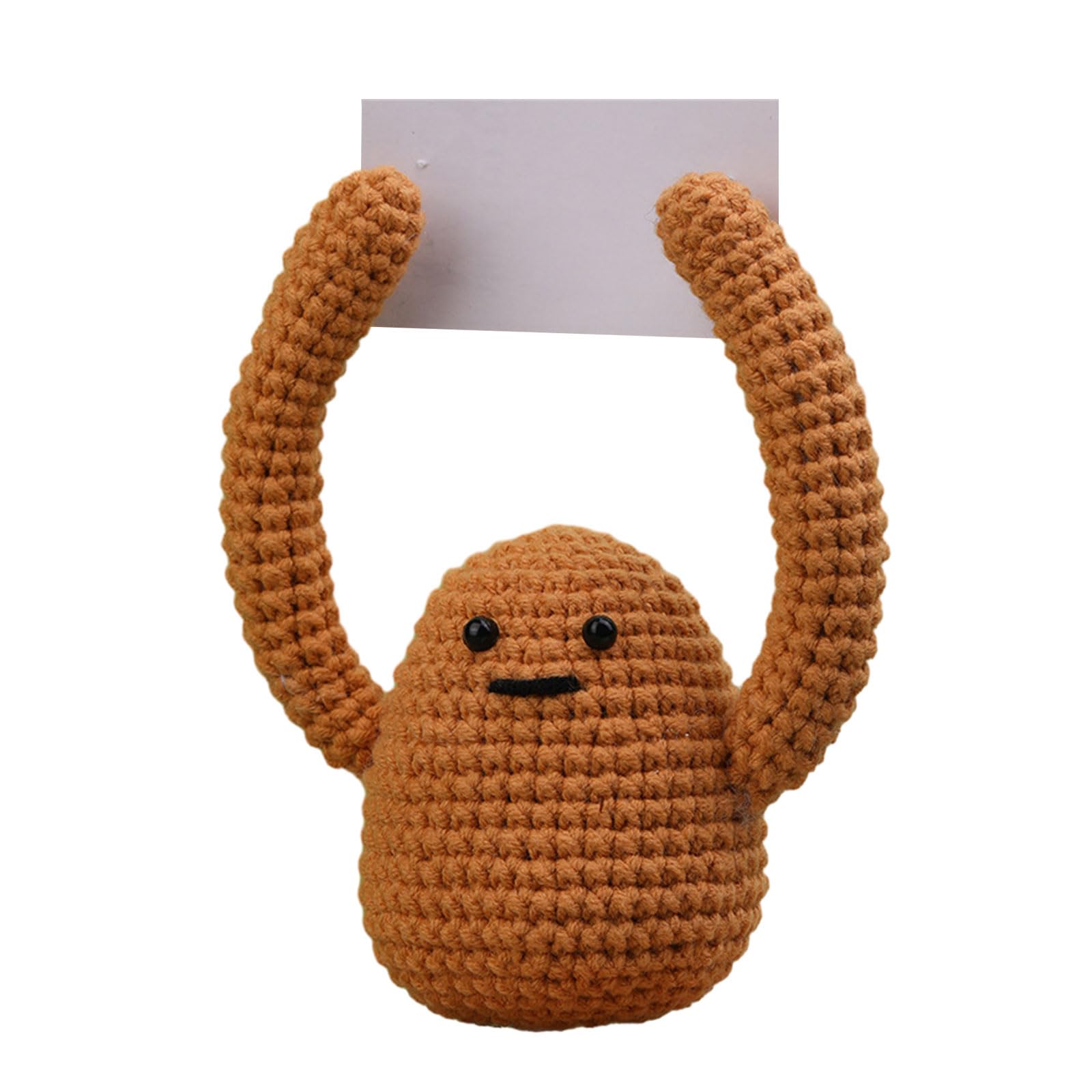 Kalttoy Crochet Photo Clip Holder Kits Including Crochet Hook, Yarn, Step-by-Step Instruction, Beginner Kits for Beginners Kids Animal