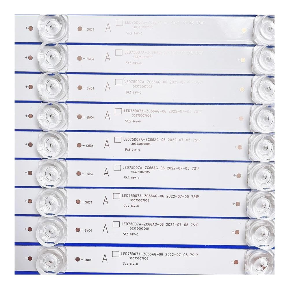 Bandes de rétroéclairage LED for Haier 75 Smart TV S1, Eko K750USG