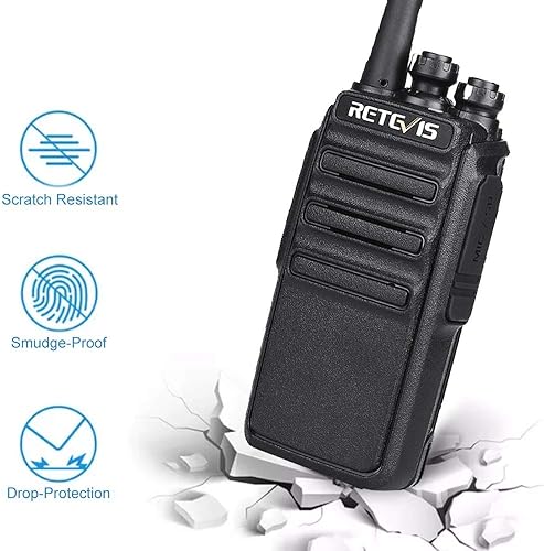 Miniatura 4 de Retevis H-777S Radios bidireccionales recargables, Walkie Talkies de largo alcance, radio de 2 vías, manos libres VOX, duraderas, para trabajadores,