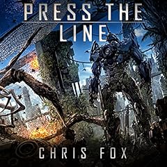 Press the Line Audiolibro Por Chris Fox arte de portada