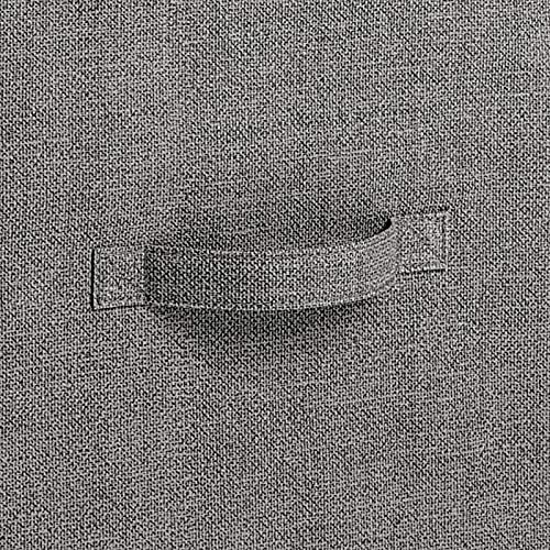 Mdesign 38.31" High Steel Frame/Wood Top Storage Dresser Furniture Unit With 8 Removable Fabric Drawers - Large Bureau Organizer For Bedroom, Living Room, Or Closet - Lido Collection, Cream/Gold #TOP4