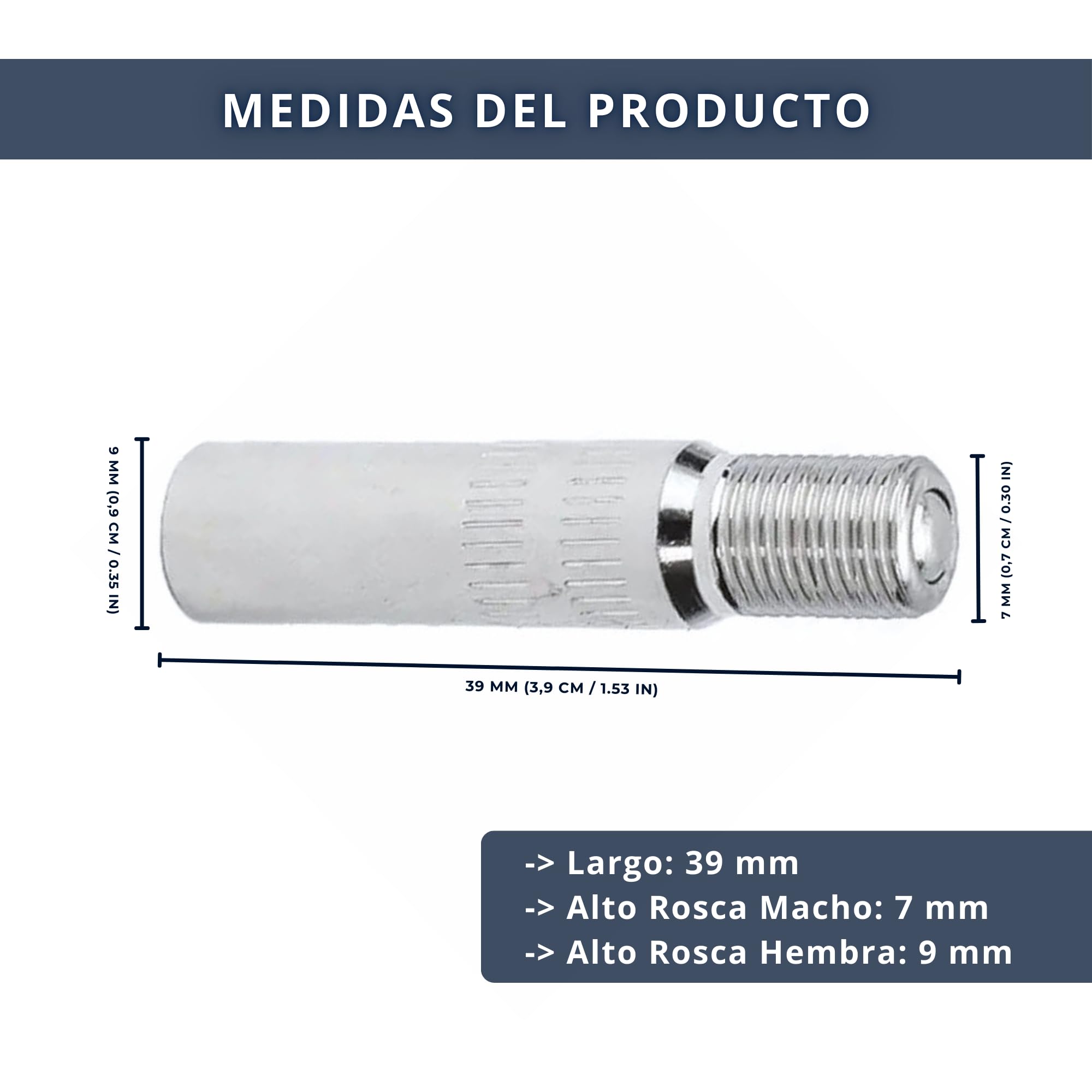 Adaptador de Válvula Antirretorno para Inflado de Patinetes Eléctricos, Universal Xiaomi Cecotec SmartGyro