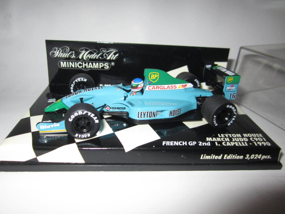 Amazon | PMA ミニチャンプス 1/43 レイトンハウス C901 ジャッド 1990 