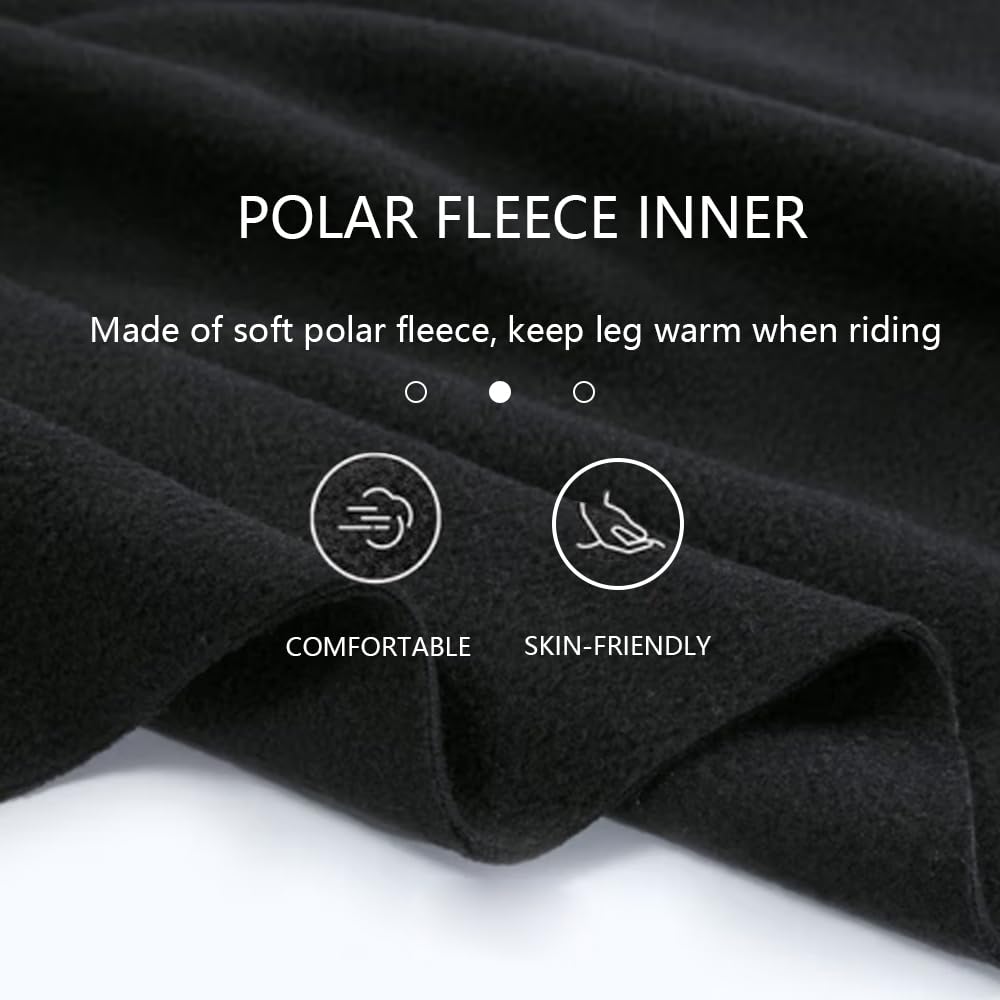 Scaldaginocchia Per Moto Invernali - Impermeabili, Antivento, Con Inserti Riflettenti, Universali - Foto 3
