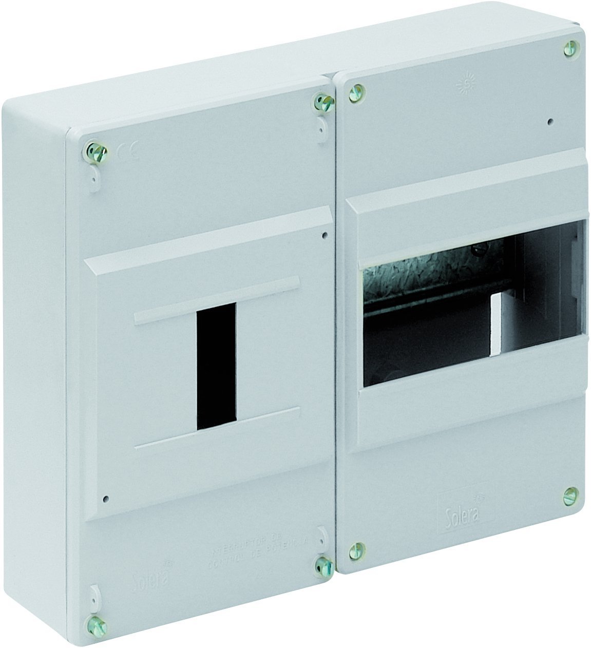 Boitier distribution surface ICP 40A blanc 691 CB pour installation electrique