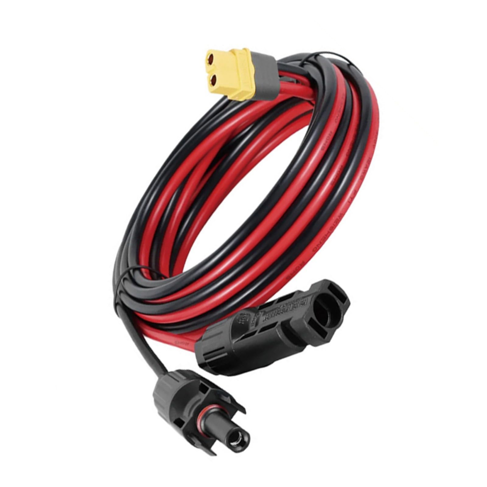 Hgenahgtf 1M Robust Solar Cable 14Awg Plated Copper Wire 600V For Energy Transmission High Temperatures Solars Power Solars Energies Connectors
