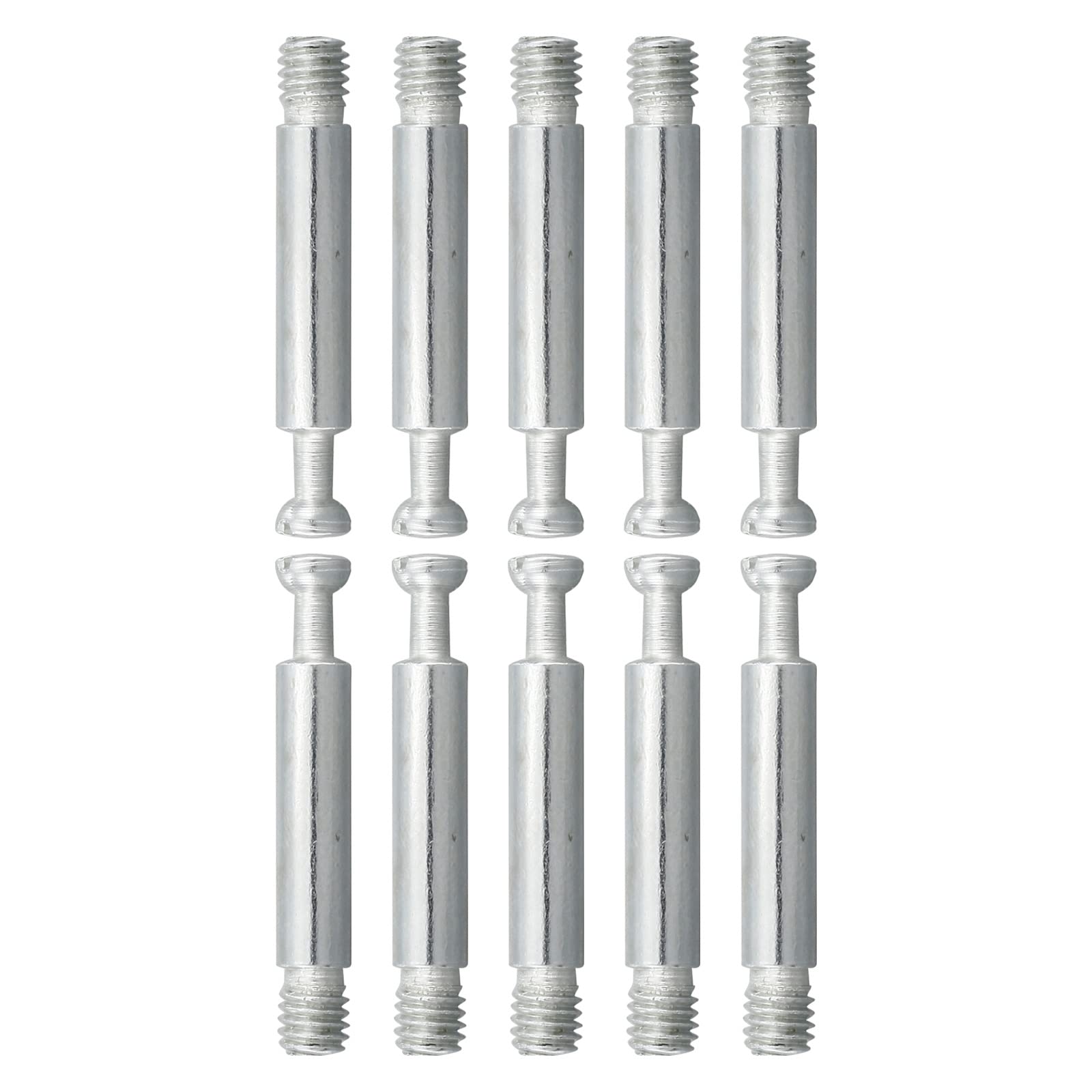 DTGN15x12mm(DxH) 3-in-1 Furniture Connecting Kit - 10Set - Good for Wood Wardrobe Table Bookshelf - Furniture Cam Fittings
