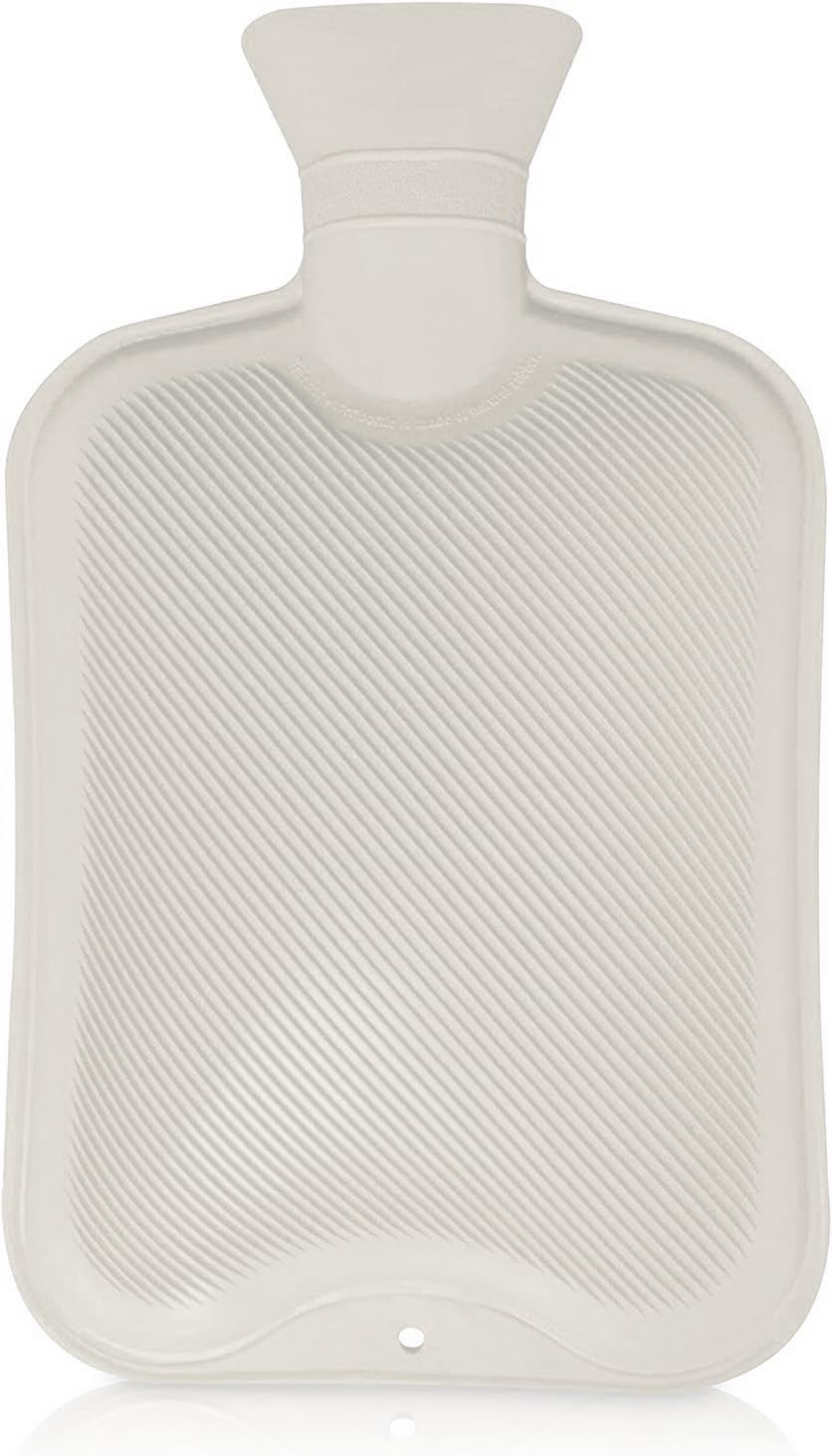 Primes DIY Hot Water Bottle, 2 Litre Classic Rubber Hot Water Bag for