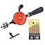 Swpeet Powerful Speedy Hand Drill 1/4-Inch Capacity with 13Pcs Drill Bit Set, Mini Hand Drill Manual ¼ inch with Finely Cast 