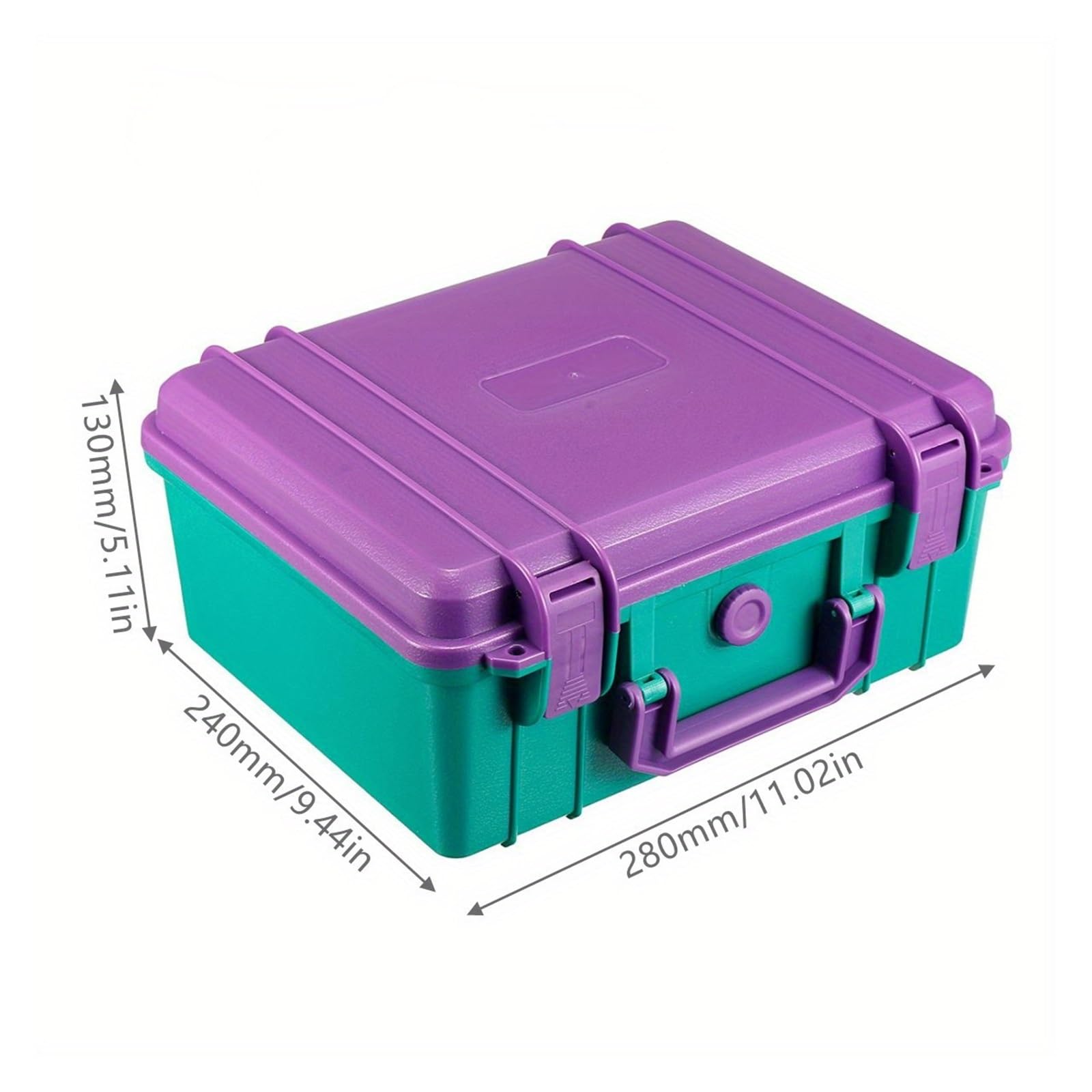Cassetta Attrezzi Vuota Cassetta degli attrezzi multifunzione idrorepellente con protezione in spugna, custodia for hardware portatile, strumento di sicurezza(Color B)