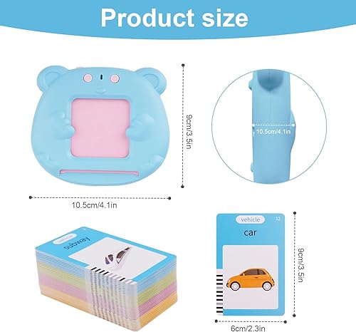 Miniatura 2 de Tarjetas didácticas parlantes, discurso de bolsillo, 224 palabras visuales, juguetes educativos de aprendizaje, juguetes Montessori, tarjetas flash