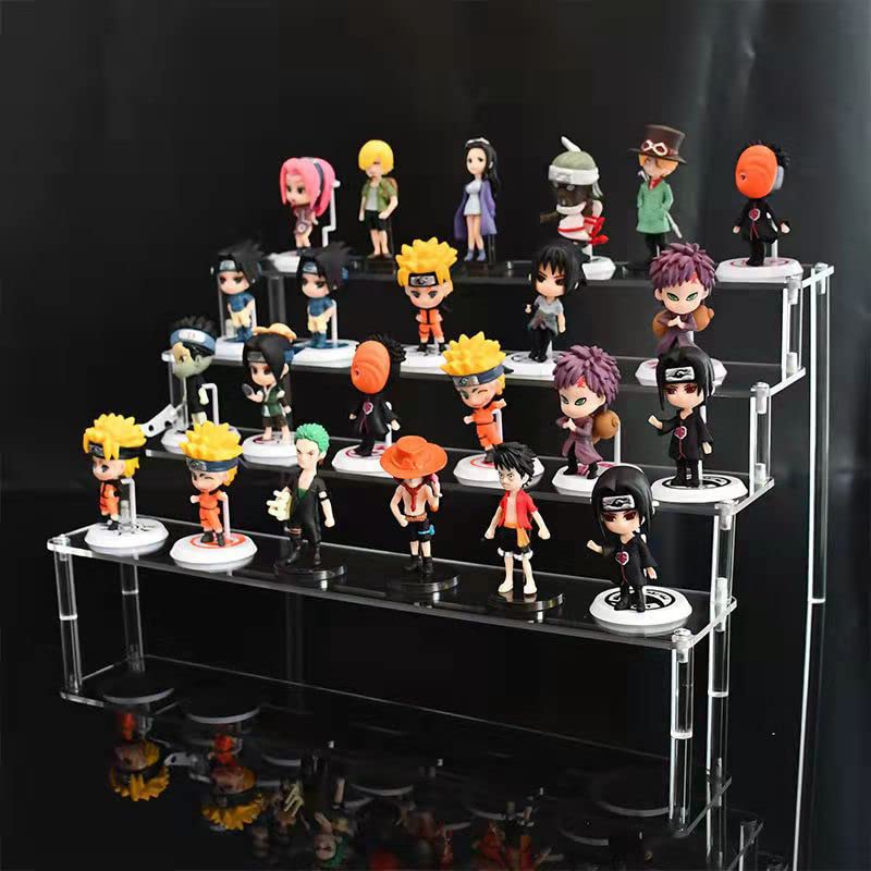 Amazon | WBLLGG アクリルディスプレイスタンド (4段 40×25×20cm