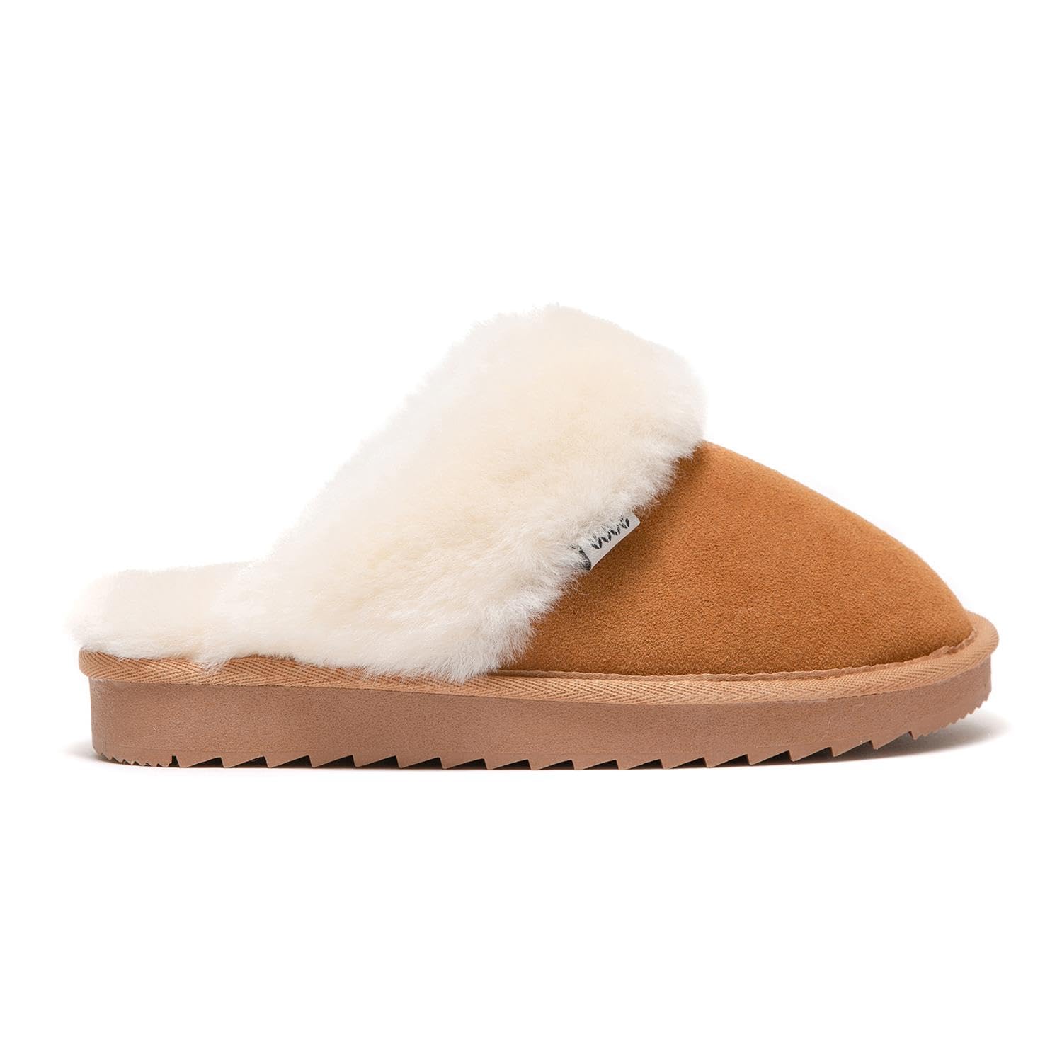Supa Snug SUPA SNEAK Slippers Made with Natural Sheepskin and EVA Sole Warm and Breathable Puffer Hypoallergenic Footwear for Women