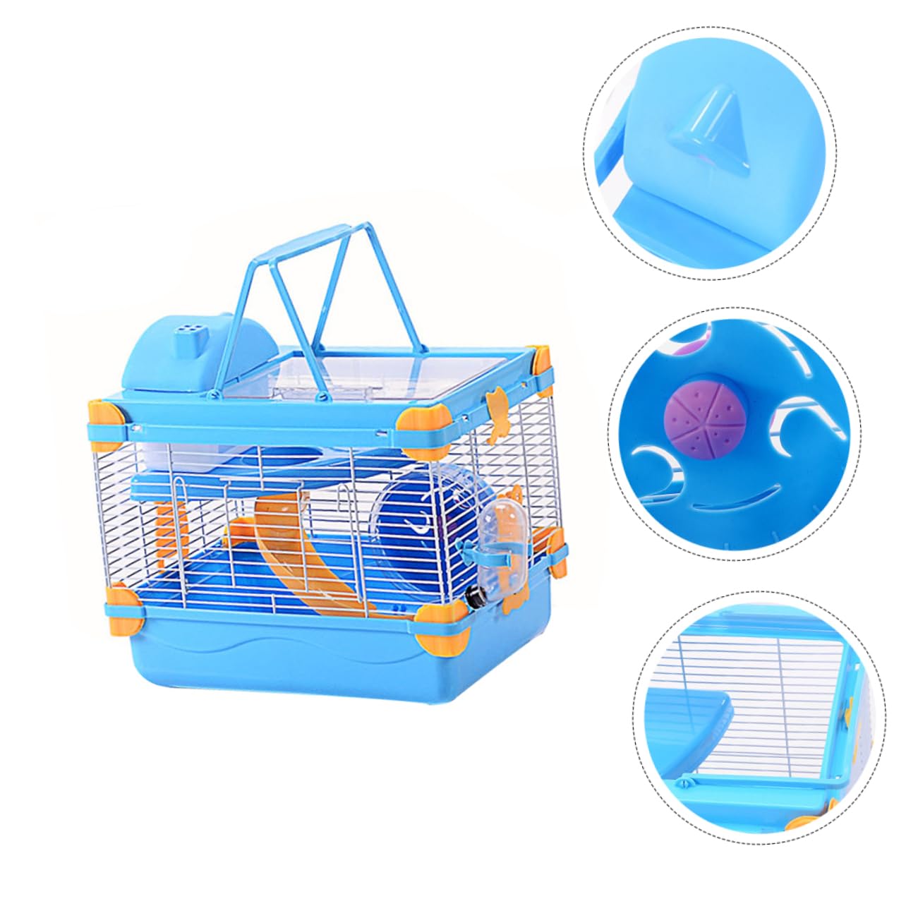 Beavorty Casa para Hámster Jaula Tipo Villa con Material Resistente Diseño Elegante para Mascotas