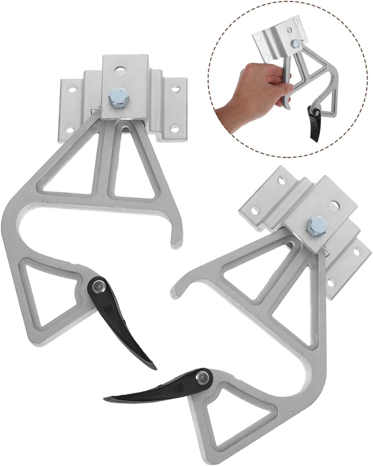 Aluminum Alloy Extension Ladder Safety Locks Telescopic Ladder Attachment Kit for Enhanced Stability Height Lightweight Multipurpose for Outdoor