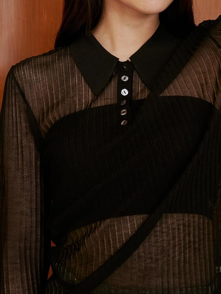 Amazon | [スナイデル] シアーポロニット SWNT245126 レディース