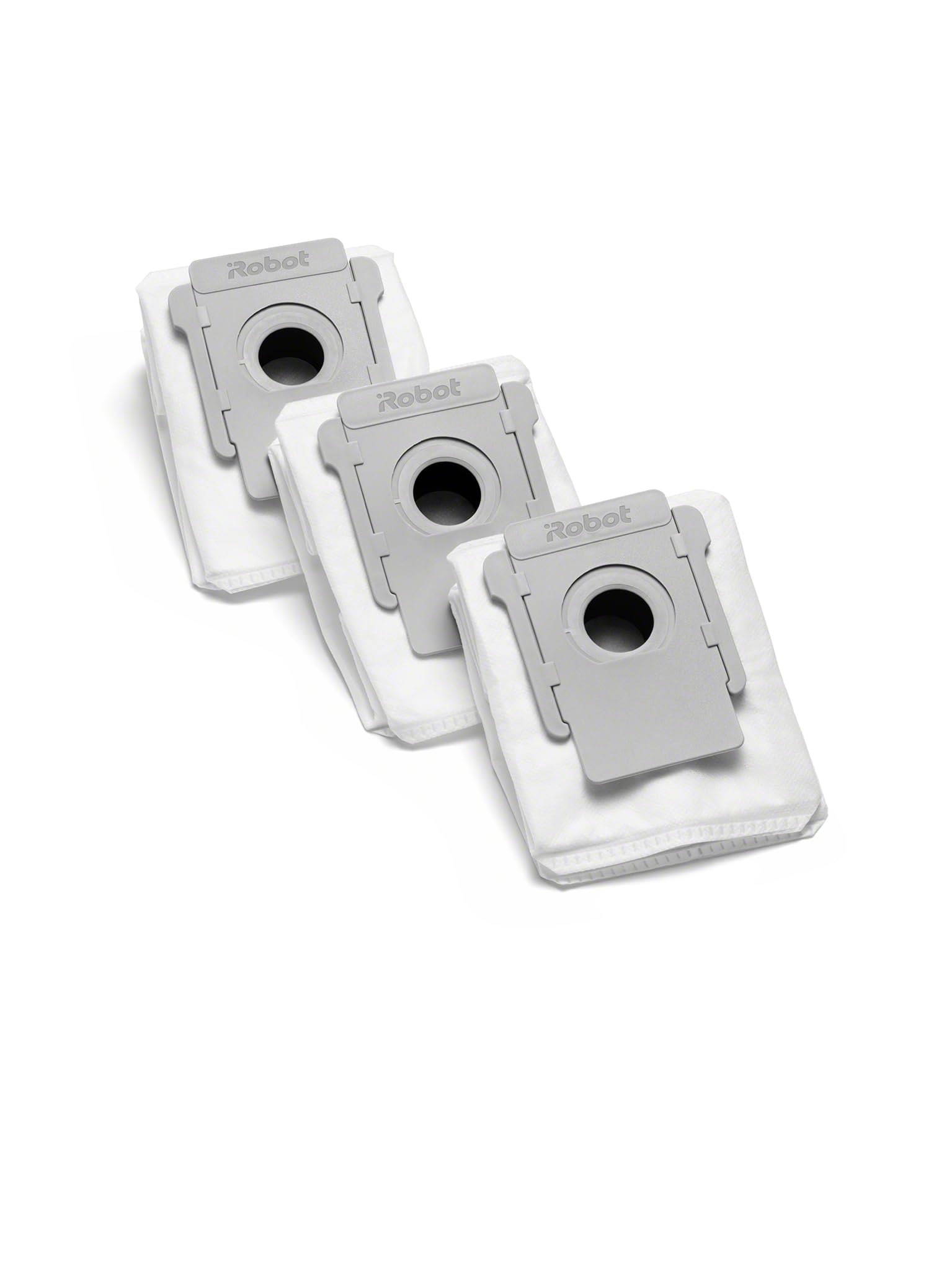 iRobot sacchetti di ricambio per Clean Base iRobot Roomba Serie i e J, Bianco, (3 Pack)