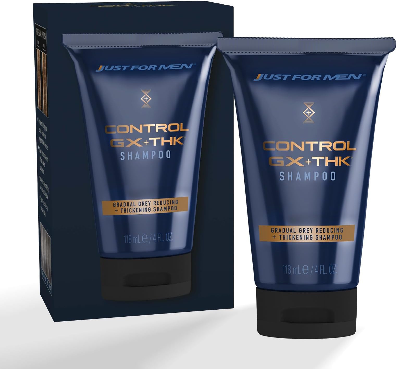 Control GX + THK Thickening Shampoo with Grey Reduction, Shampoo for Thinning Hair with Alpha Keratin, Thickens Hair Up to 20%, Works with Every Hair Texture, 4 oz