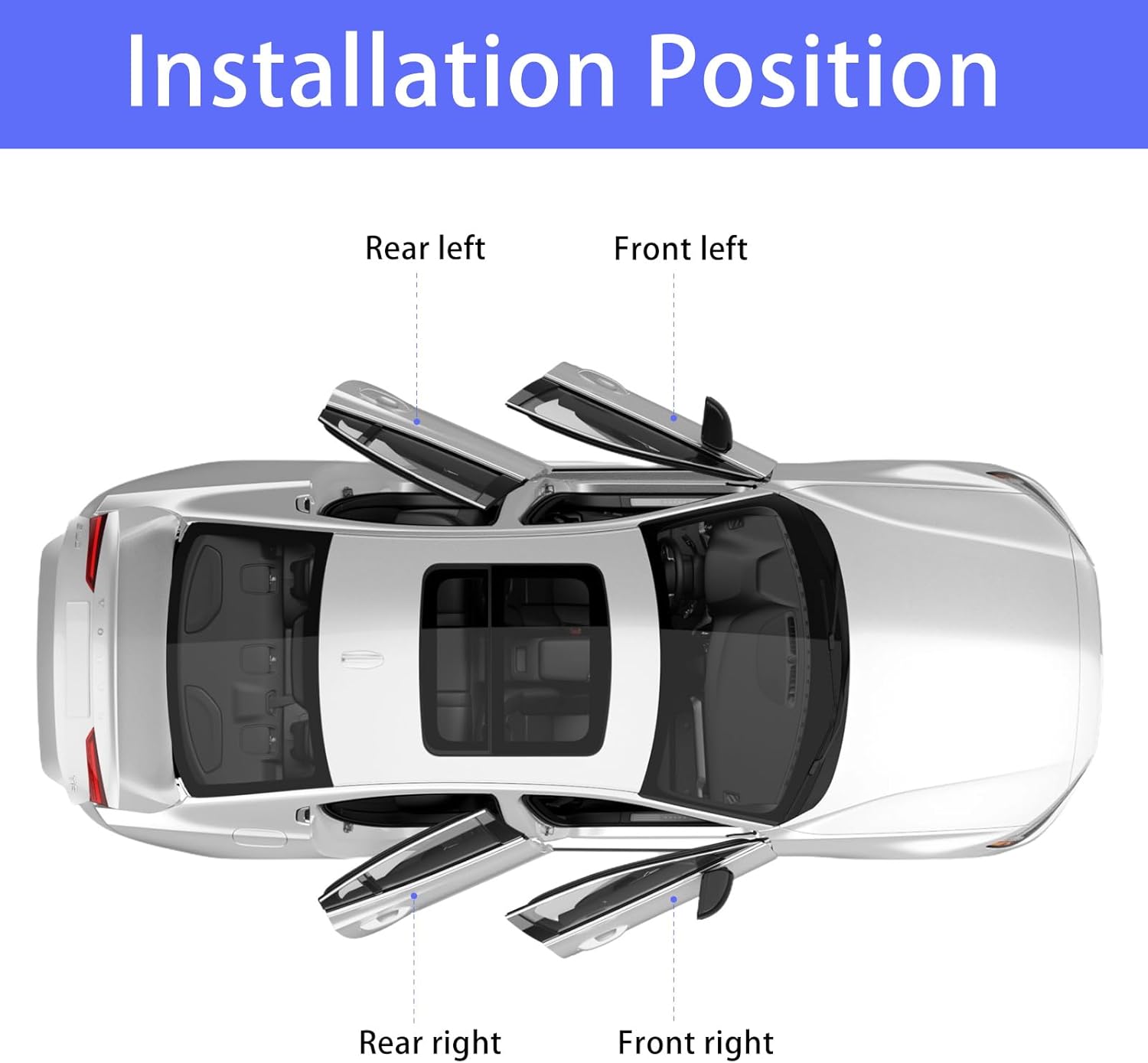 Car Door Seal Automotive Weather Stripping for Nissan Tiida 2005 2006 2007 2008 2009 2010 2011 80831-ED500 80830-ED500 82831-ED500 82830-ED500,Rubber Seal Strip,Edge Protector Strip