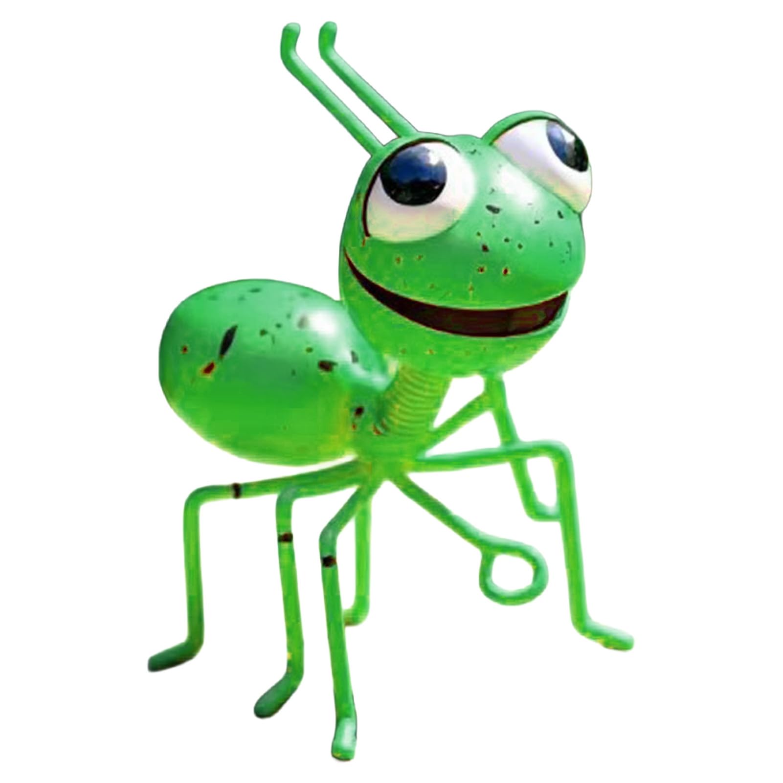 Large Ant Ornament Iron Decorative Ant Sculpture with Bright Colors Rust-Resistant Simulation Modeling for Garden Courtyard Lawn