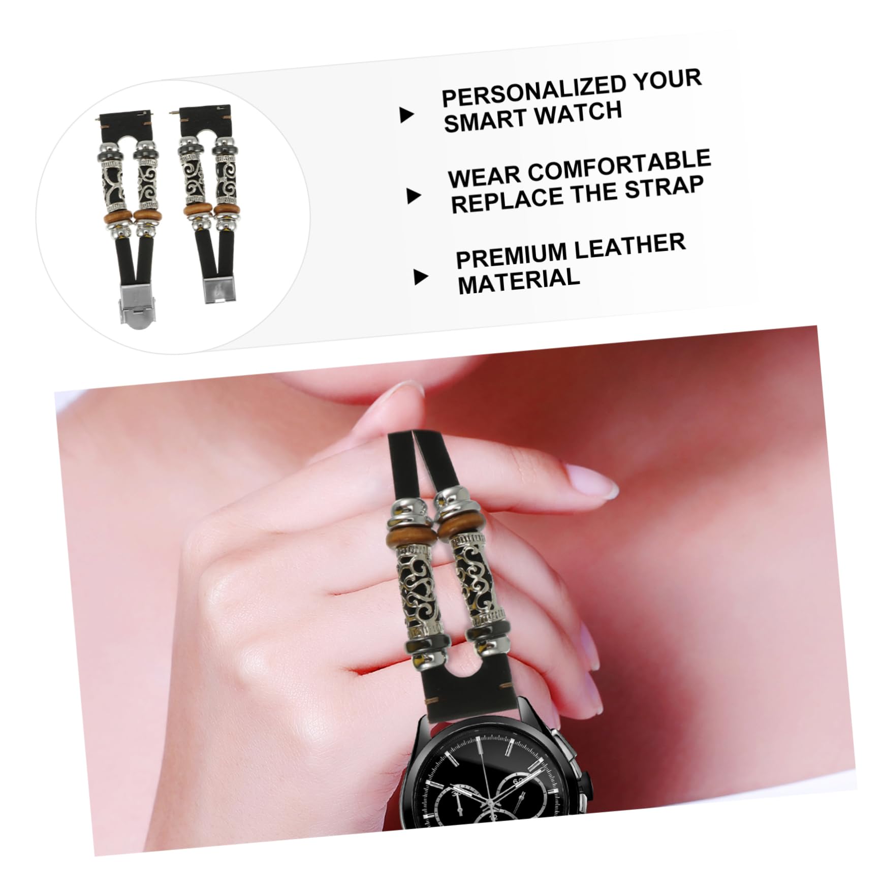 2piezas De Para Watch Banda De Reloj Elegante y Compatible Para y Ocasiones Especiales