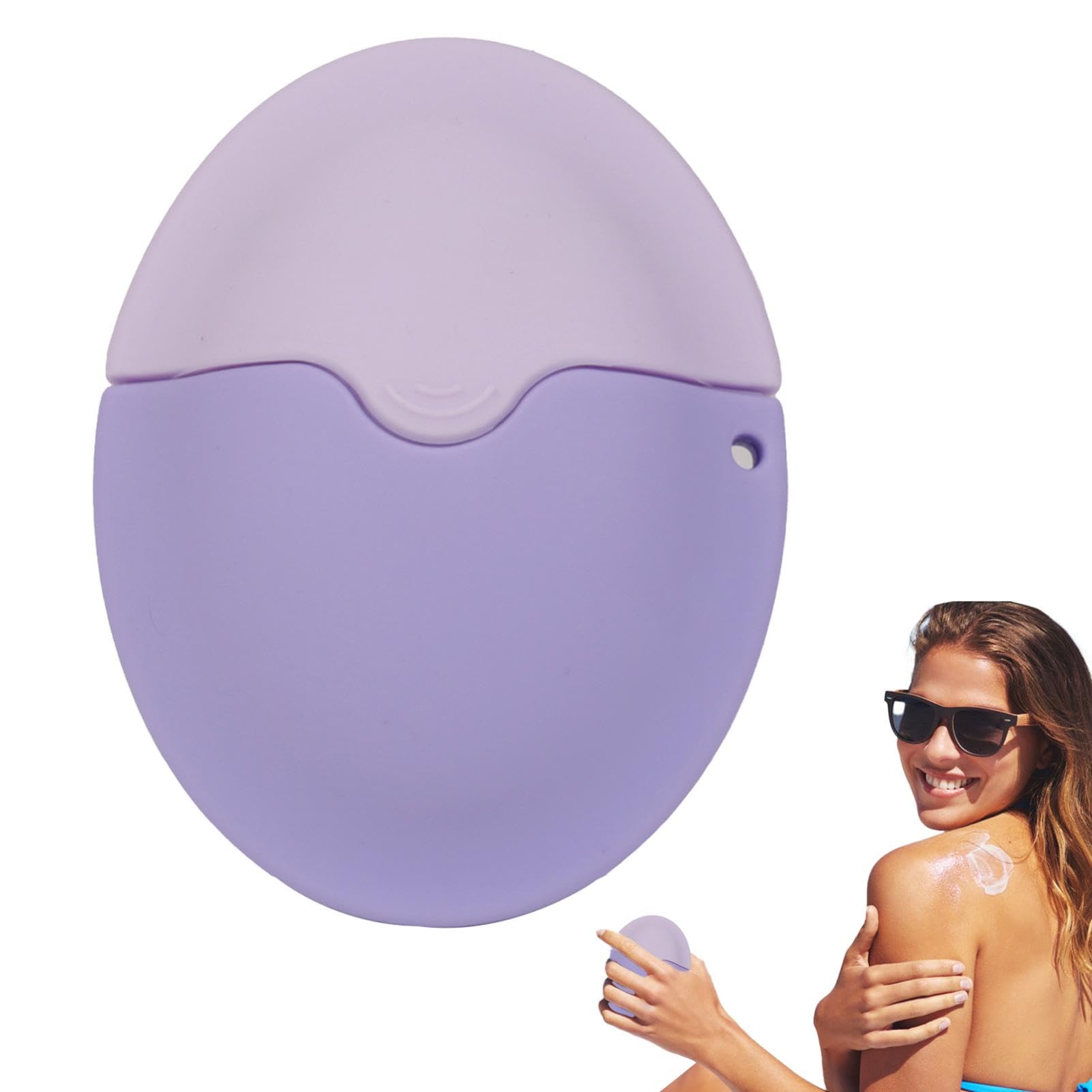 Genérico Aplicador de protector solar recargable, aplicador de esponja enrollable recargable | Loción Crema Botella Recargable Roll On,Aplicador de protector solar tamaño viaje para niños y adultos
