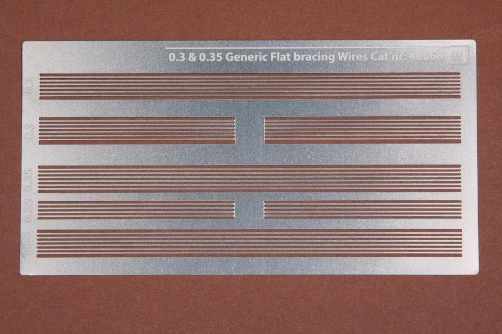 SBS 48068 1/48 Generic Flat Rigging Wires (0.3-0.35 mm) Photo-Etched Parts