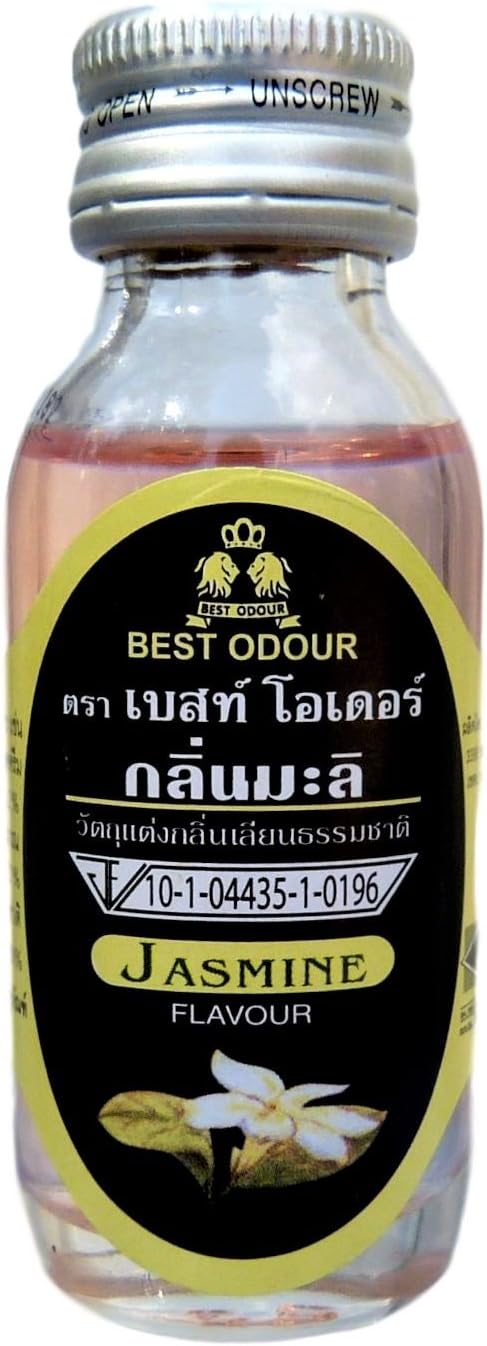 Best Odour : Jasmine Flavor Thai Flower Flavor Style 30 cc Product of Thailand