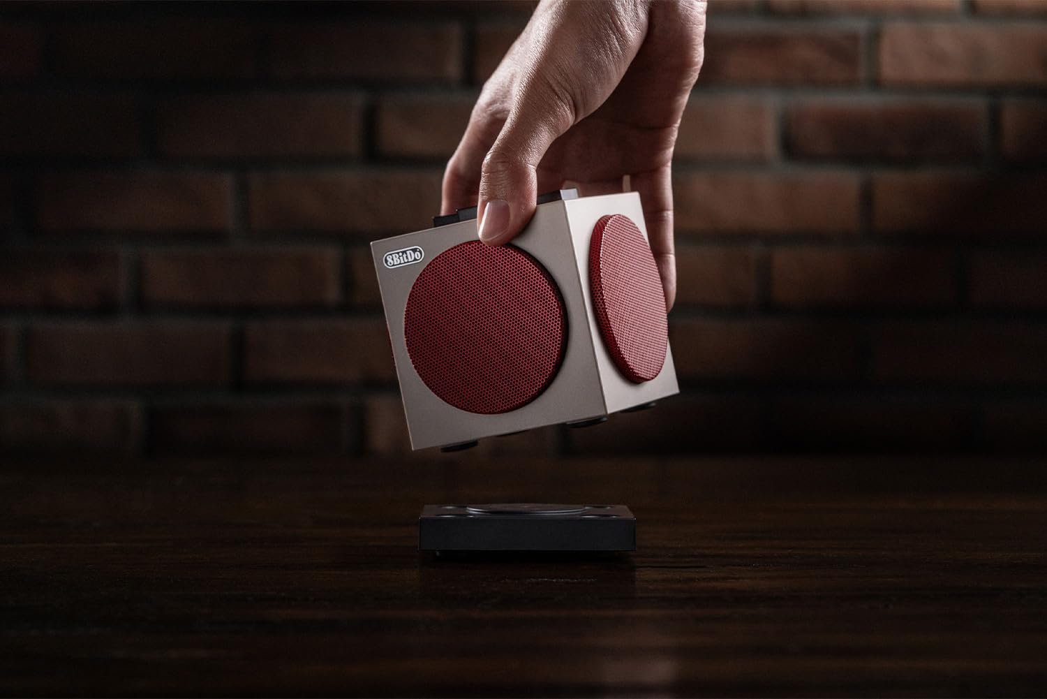 8BitDo Retro Cube 2 Speaker, Portable Bluetooth Speaker with Stereo Sound, Wireless Charging Dock, Bluetooth 5.3/2.4G/Wired USB Connections - N Edition — view 6