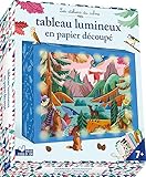 tableaux lumineux design  Tableau lumineux en papier découpé - coffret avec accessoires