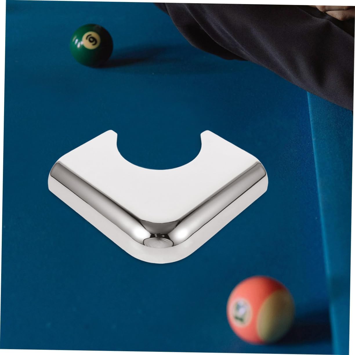 KICHOUSE 2pcs Corner Bumpers for Billiard Table Corner Accessories to Prevent Damage Easy Installation for Pool Table Maintenance