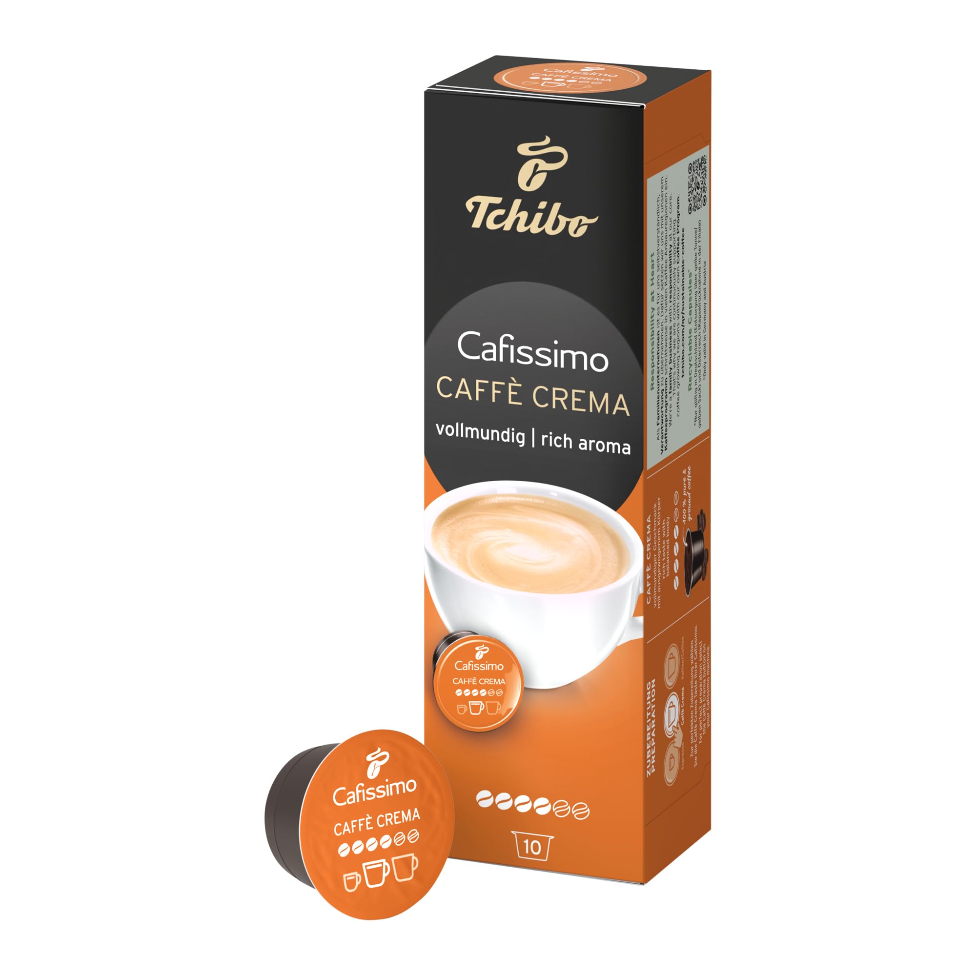 Tchibo Cafissimo Caffè Crema Capsules de café intense