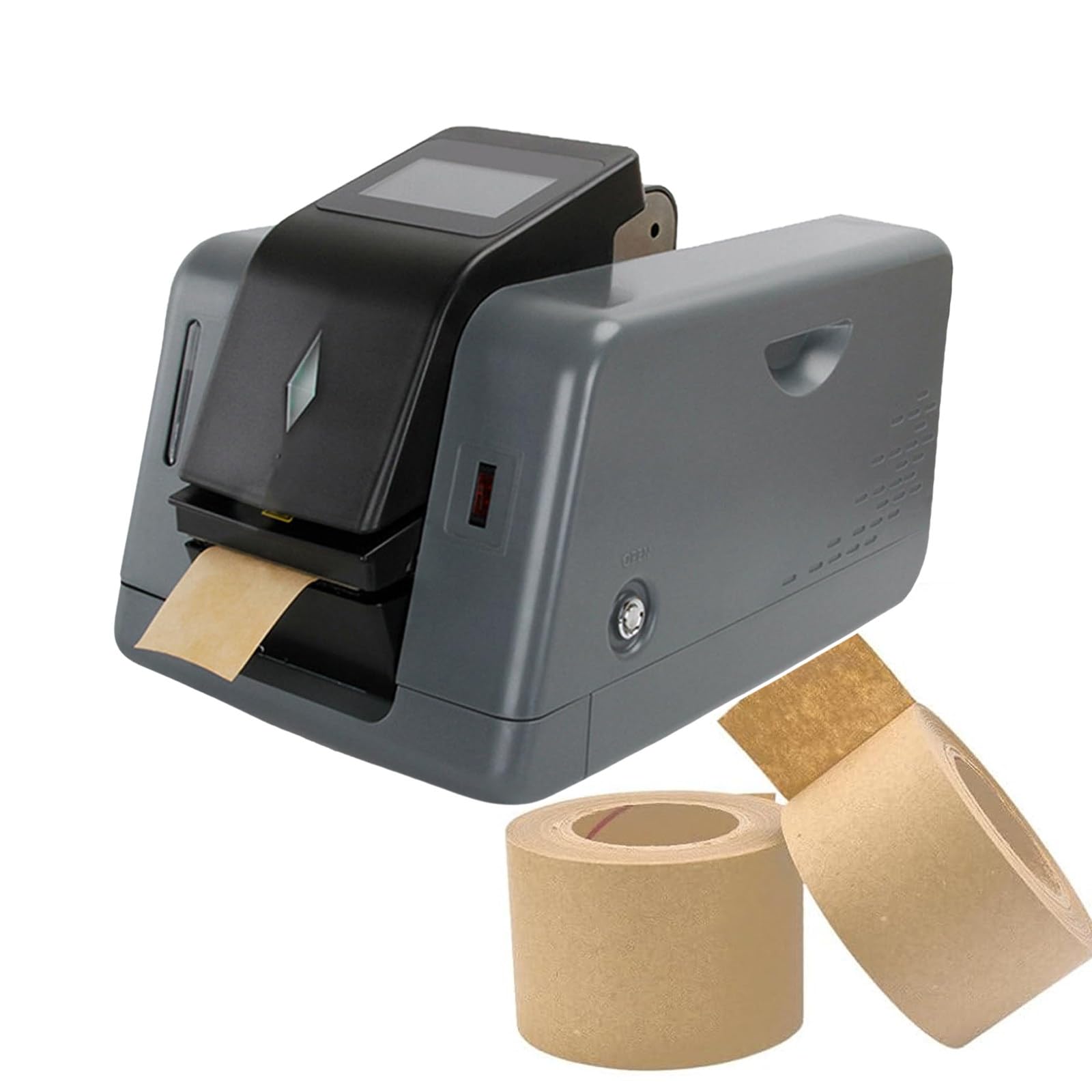 Cortador De Cinta EléCtrico, HumectacióN AutomáTica, Dispensador De Cinta Activado Por Agua Para Cintas Engomadas De 30 A 100 Mm De Ancho, Con 3 Modos De Trabajo De Longitud Preestablecida