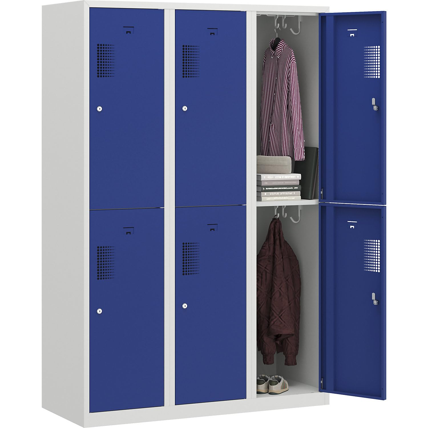 EUROKRAFT Basic | Vestiaire à Deux étages Amsterdam