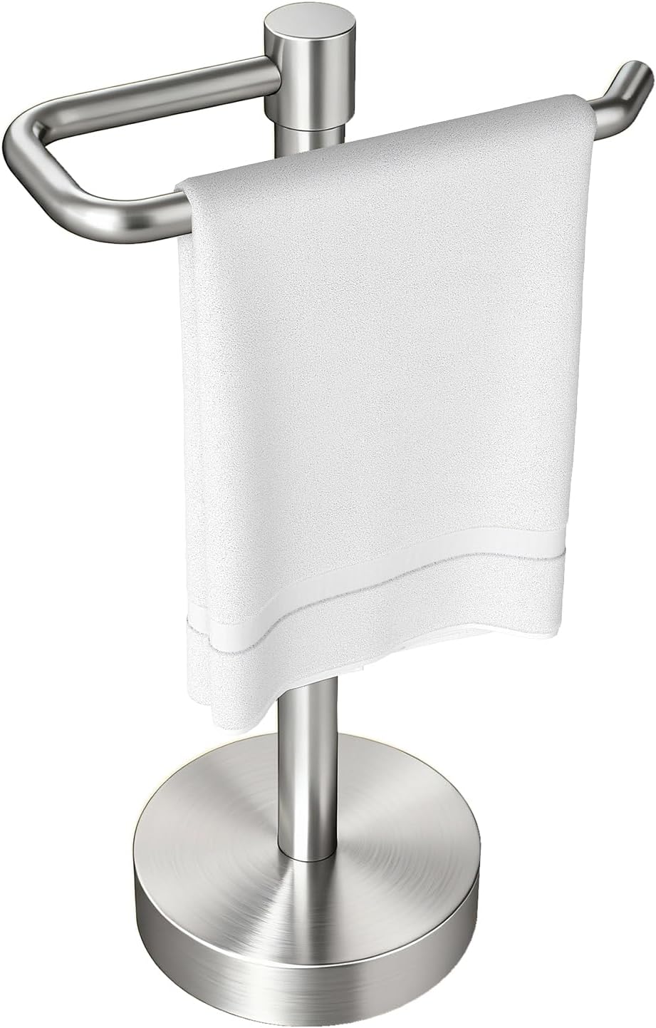 YUMORE Hand Towel Holder Stand Countertop Towel Rack Free Standing Towel Bar Hanger for Bathroom Kitchen