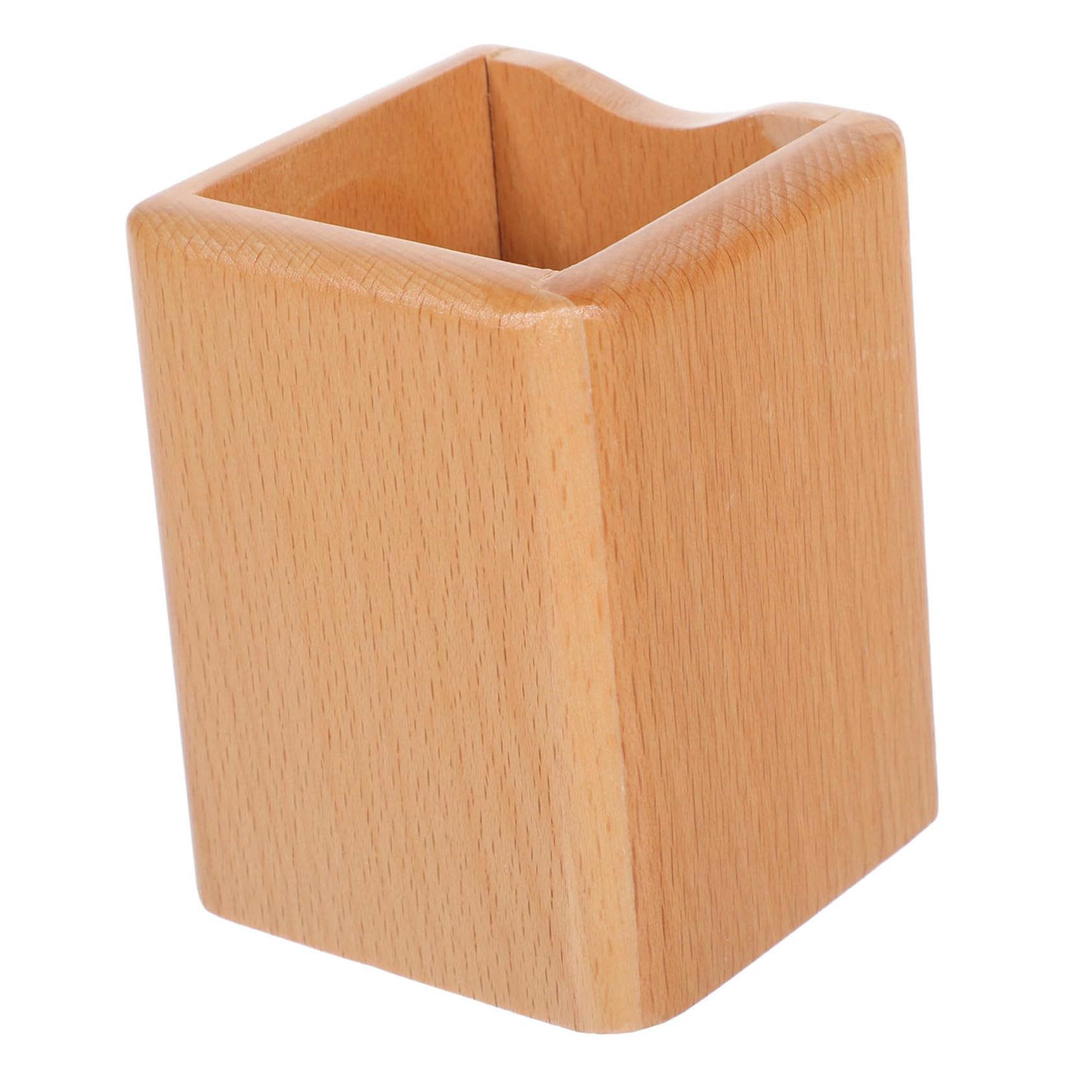 Uonlytech 3 Pièces Organisateur de Stylos pour Support de Pinceaux de Multifonctionnel Hêtre Rangement Pratique pour Fournitures Accessoires