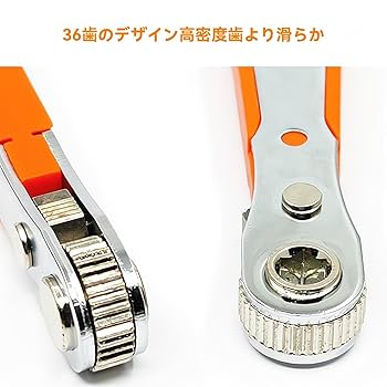 Amazon | ミニラチェットセット | 19 ピース 1/4 インチ