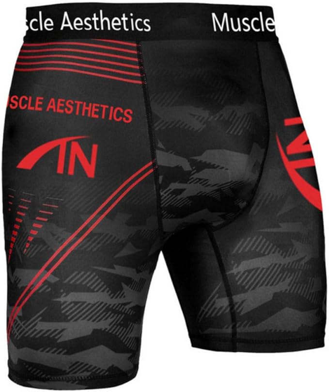 Pantaloni Uomo Leggings Sportivi 3D - Running, Palestra, Fitness, Compressione Muscolare - Foto 8