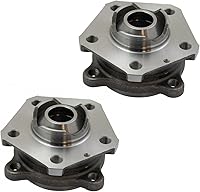 Vista 52 de Conjunto de buje y rodamiento de rueda trasera izquierda y derecha TRQ 2 piezas Compatible con Mazda CX-9 2007-2015 Todo Tracción