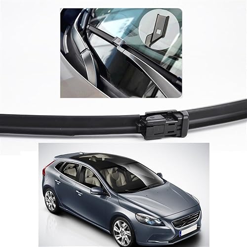 Miniatura 2 de Juego de limpiaparabrisas LHD delantero y trasero compatible con Volvo V40 2012-2019 limpiaparabrisas de 26 + 19 + 11 pulgadas
