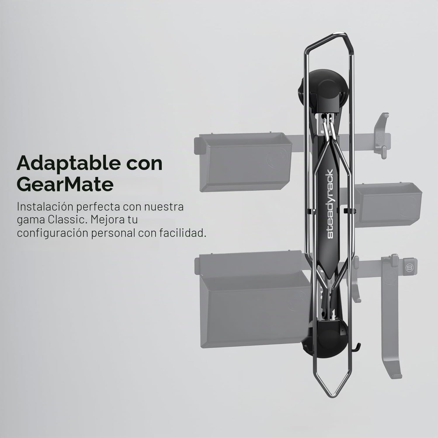 Steadyrack Soporte para Bicicletas - Solución de Almacenamiento Interior de Bicicletas de Fácil Elevación para el Hogar, Colgadores de Bicicletas