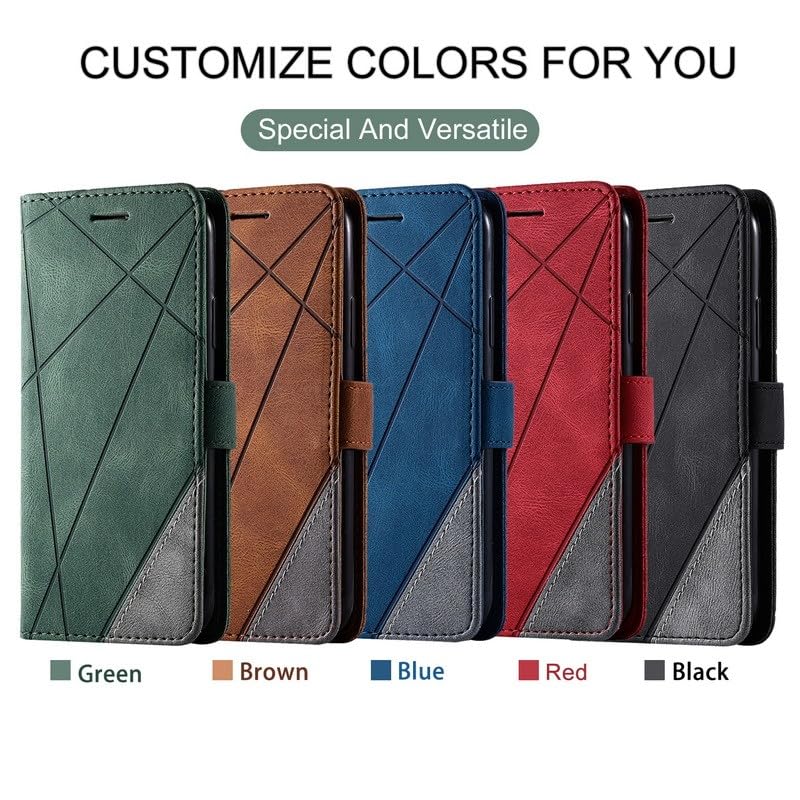 Étui à rabat en cuir vert pour iPhone 17 Pro Max avec porte-cartes intégré - 2