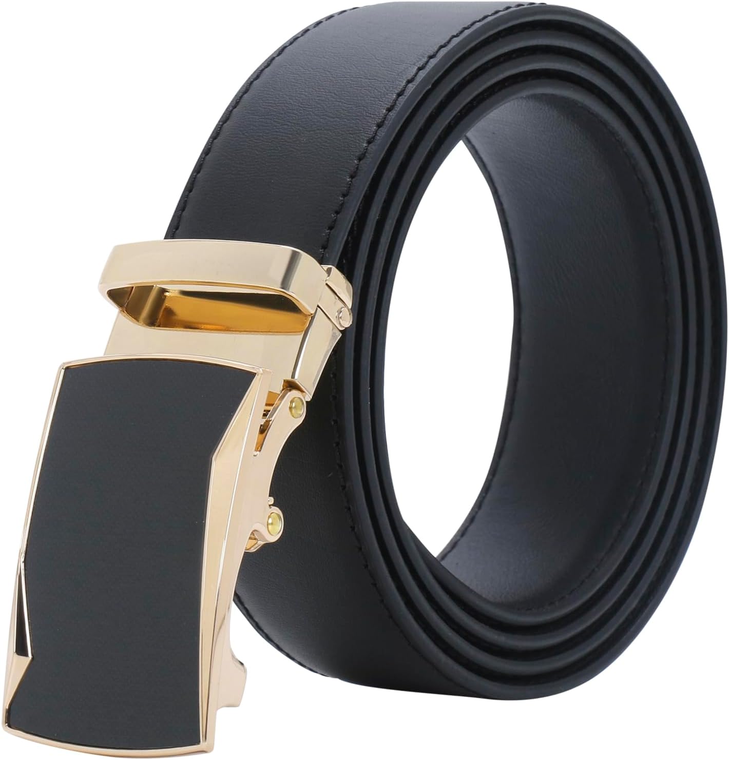 Men's Leather Auto Lock Belt