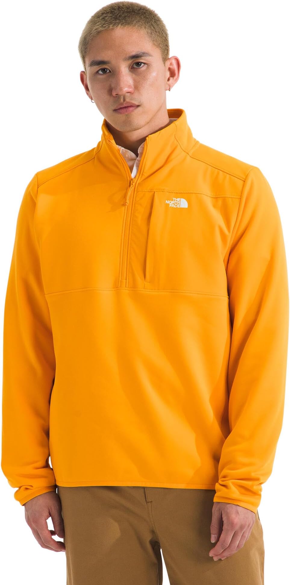 Men's TNF Performance Fleece 1/4 Zip Jacket | Lightweight Pullover With Secure Zip Chest Pocket