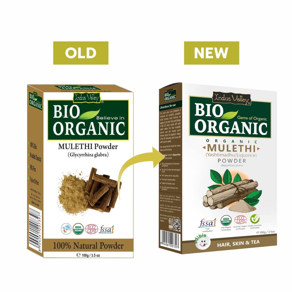 Buy Indus Valley Bio Organic 100 Natural Licorice Root Powder for Skin