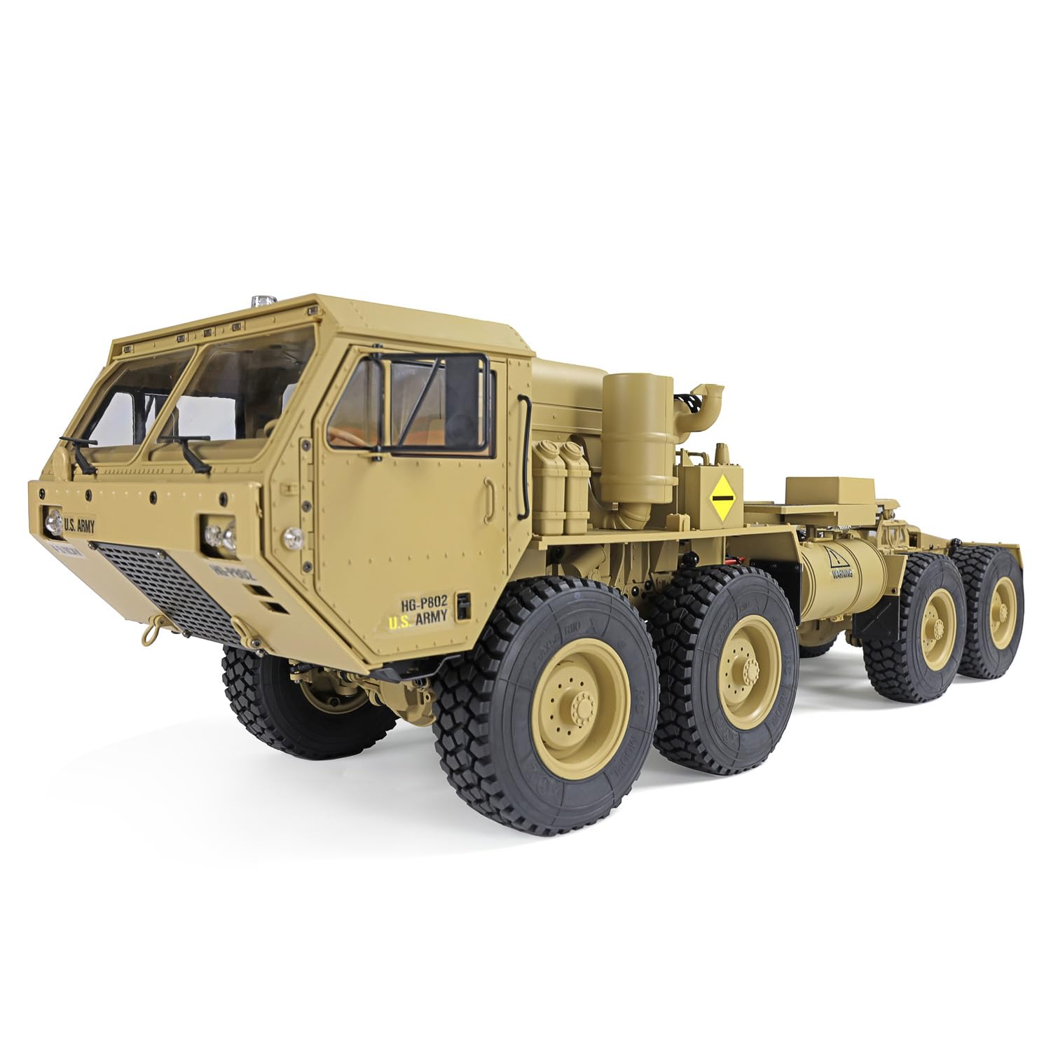 Amazon.co.jp: wheelfun HG 1/12 8X8 RC 米軍トラック P802 4車軸