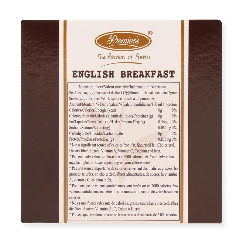 Té negro en saquitos 25 unidades 50 g miniatura 2